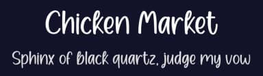 Chicken Market by Graphix Line Studio — Script Handwritten Font — thumbnail 2