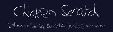 Chicken Scratch by Zoid Xsa — Script Handwritten Font — thumbnail 2