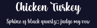 Chicken Turkey by AV Type — Script Handwritten Font — thumbnail 2