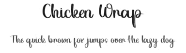 Chicken Wrap by Inermedia Studio — Script Handwritten Font — thumbnail 1