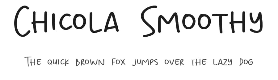 Chicola Smoothy by Allouse Studio — Script Handwritten Font