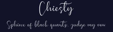 Chiesty by AV Type — Script Handwritten Font — thumbnail 2