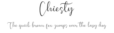 Chiesty by AV Type — Script Handwritten Font — thumbnail 1
