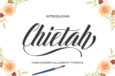 Chietah Font by Polem — Script Handwritten Font — thumbnail 1
