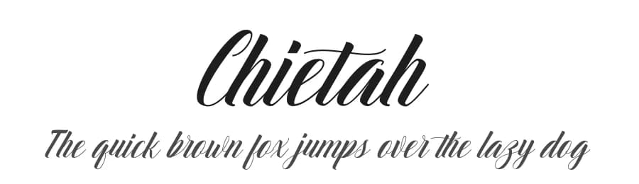 Chietah by Pollem Studio — Script Handwritten Font