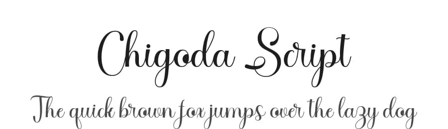 Chigoda Script by Nurul Kamal — Script Handwritten Font