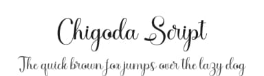 Chigoda Script by Nurul Kamal — Script Handwritten Font — thumbnail 1