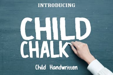 Child Chalk Font by KomsaynCreative — Script Handwritten Font — thumbnail 1