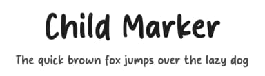 Child Marker by MJType — Script Handwritten Font — thumbnail 1