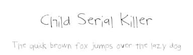 Child Serial Killer by Klein Smith — Script Handwritten Font — thumbnail 1
