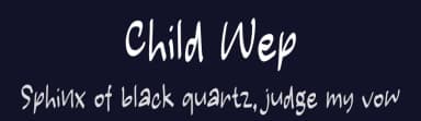 Child Wep by Studio Hello Good — Script Handwritten Font — thumbnail 2