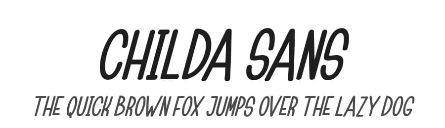 Childa Sans by Nurul Kamal — Script Handwritten Font
