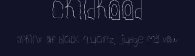 Childhood by Frances Jimenez — Script Handwritten Font — thumbnail 2