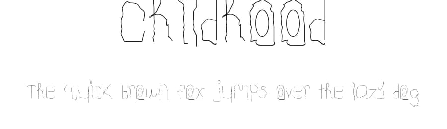 Childhood by Frances Jimenez — Script Handwritten Font