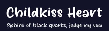 Childkiss Heart by Perspectype Studio - Letterena.com — Script Handwritten Font — thumbnail 2