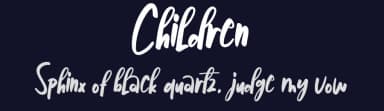 Children by Belina Studio — Script Handwritten Font — thumbnail 2