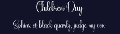 Children Day by Andi Moz — Script Handwritten Font — thumbnail 2