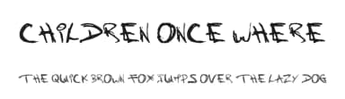Children Once Where by J0hnnie — Script Handwritten Font — thumbnail 1