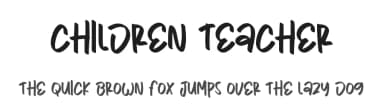 Children Teacher by Lontong Lodeh — Script Handwritten Font — thumbnail 1
