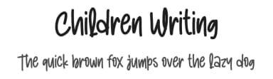 Children Writing by Andi Moz — Script Handwritten Font — thumbnail 1