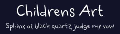 Childrens Art by Luluk Surotul — Script Handwritten Font — thumbnail 2