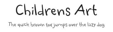 Childrens Art by Luluk Surotul — Script Handwritten Font — thumbnail 1