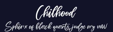 Chilhood by Perspectype Studio - Letterena.com — Script Handwritten Font — thumbnail 2