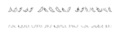 Chili Pepper Dingbats by Dixie's Delights — Dingbats Font — thumbnail 1