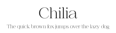 Chilia by Craft Supply Co. — Serif Font — thumbnail 1