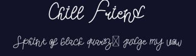 Chill Friend by Edric Studio — Script Handwritten Font — thumbnail 2