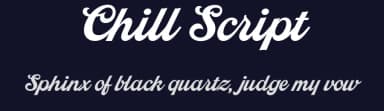 Chill Script by LyonsType — Script Handwritten Font — thumbnail 2