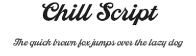 Chill Script by LyonsType — Script Handwritten Font — thumbnail 1