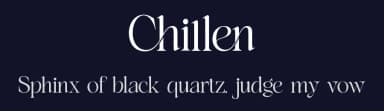 Chillen by ToniStudio — Serif Font — thumbnail 2