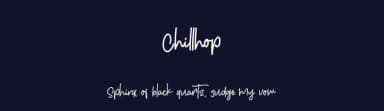 Chillhop by Eifetstype — Script Handwritten Font — thumbnail 2