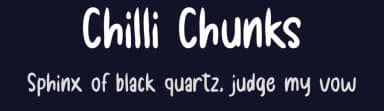 Chilli Chunks by Pnaj Lab — Script Handwritten Font — thumbnail 2
