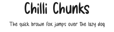 Chilli Chunks by Pnaj Lab — Script Handwritten Font — thumbnail 1