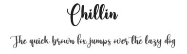 Chillin by Scratchones — Script Handwritten Font — thumbnail 1