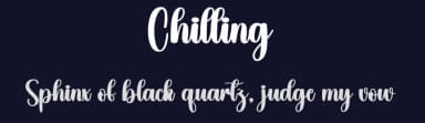 Chilling by Scratchones — Script Handwritten Font — thumbnail 2