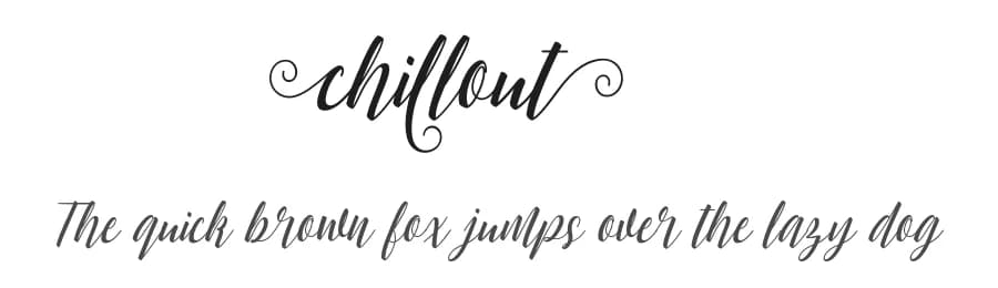 Chillout by Best Font Studio — Script Handwritten Font — preview 1