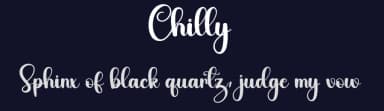 Chilly by Harlek Studio — Script Handwritten Font — thumbnail 2