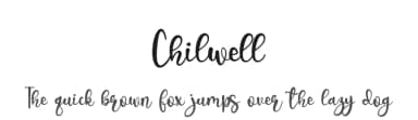 Chilwell by Supersemar Letter — Script Handwritten Font — thumbnail 1