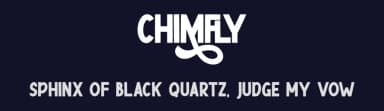Chimfly by Skiiller Studio — Sans Serif Font — thumbnail 2