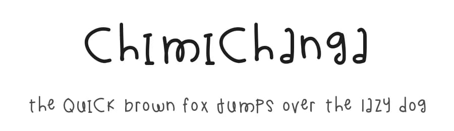 Chimichanga by Des Gomez — Script Handwritten Font