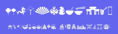 China by Woodcutter — Dingbats Font — thumbnail 3