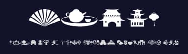 China by Woodcutter — Dingbats Font — thumbnail 2
