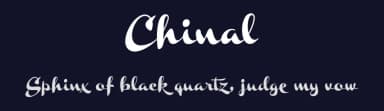 Chinal by Måns Grebäck — Script Handwritten Font — thumbnail 2