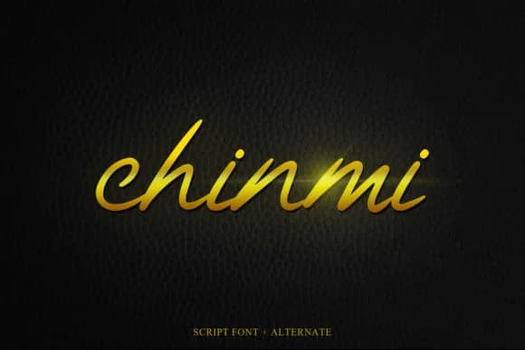 Chinmi Script Font by VitaminRGB — Script Handwritten Font