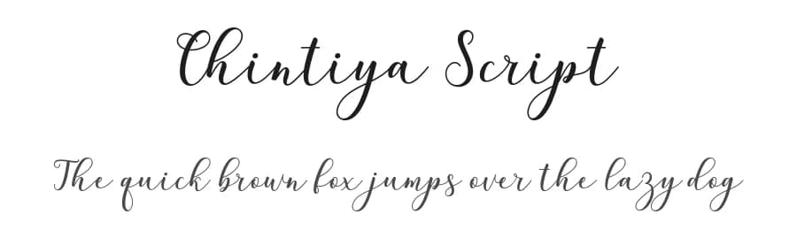 Chintiya Script by Amarlettering - Takiy — Script Handwritten Font — preview 1