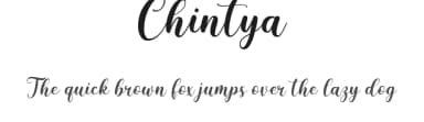 Chintya by Suby Studio — Script Handwritten Font — thumbnail 1