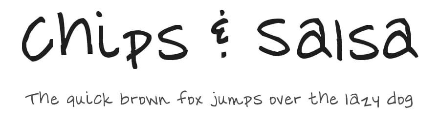 Chips & Salsa by FontPanda — Script Handwritten Font